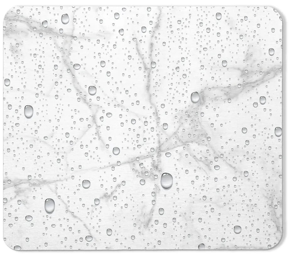 Бяло-сив килим за баня от диатомична глина 35x45 cm Aqua – douceur d'intérieur