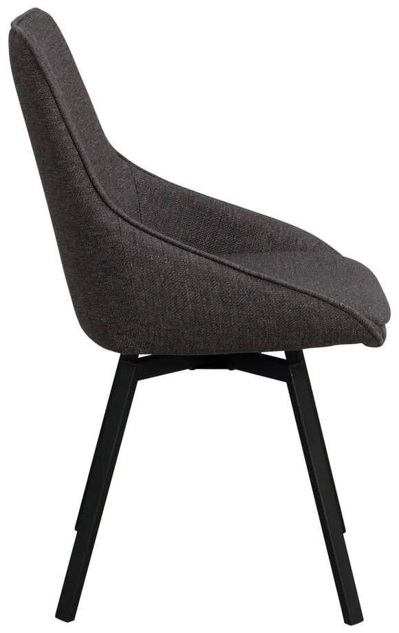 Сив въртящ се стол Alison - Rowico