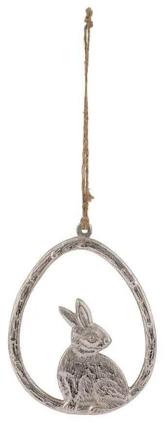 Висяща великденска декорация Заек, височина 12,2 cm - Ego Dekor