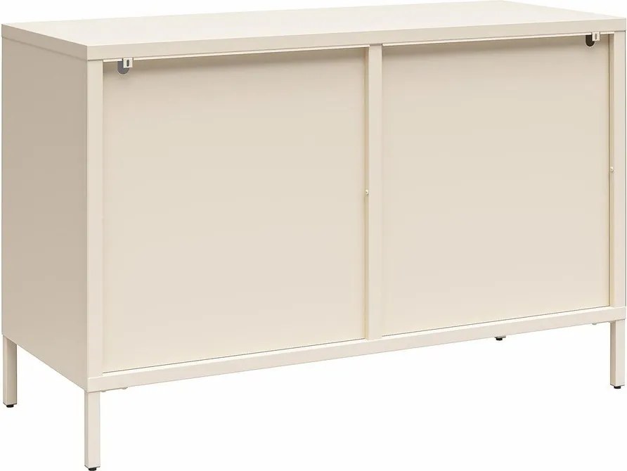 Кремава метална витрина 100x64x40 cm Luna – Støraa