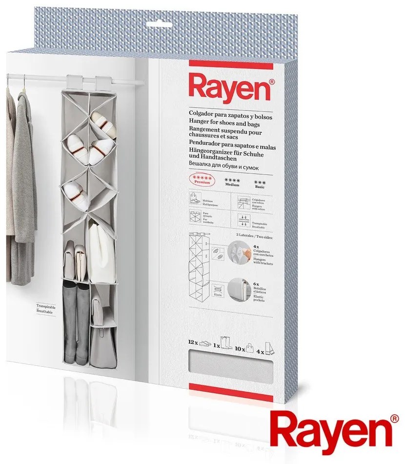 Висящ текстилен органайзер за гардероб - Rayen