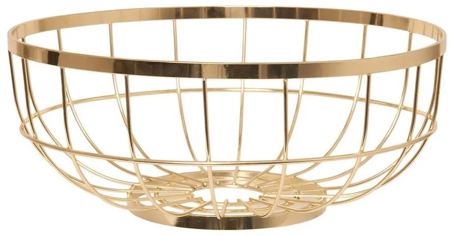 Купа с плодове Настоящо време Злато Open Grid - PT LIVING