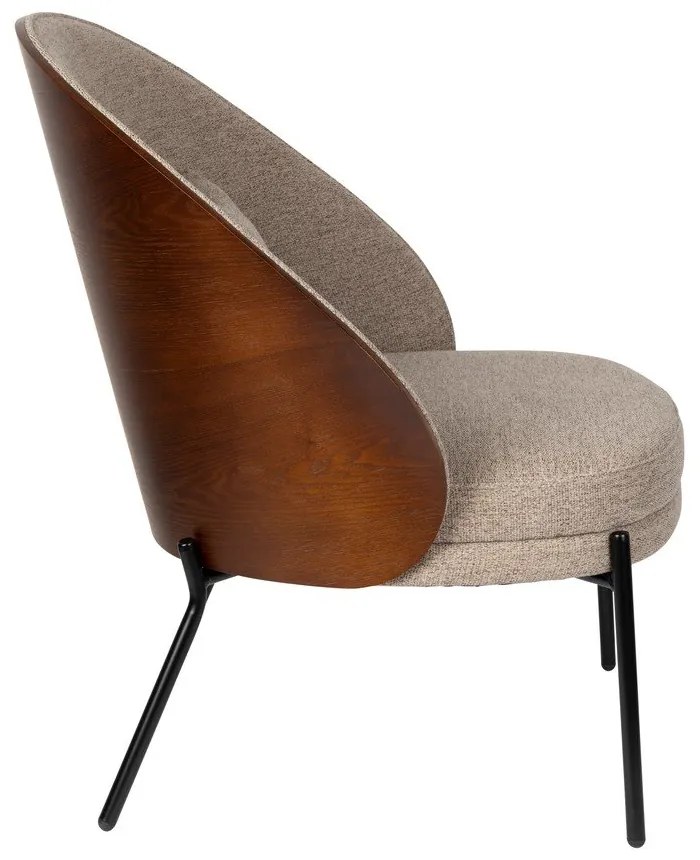 Бежов фотьойл Rodin - Dutchbone