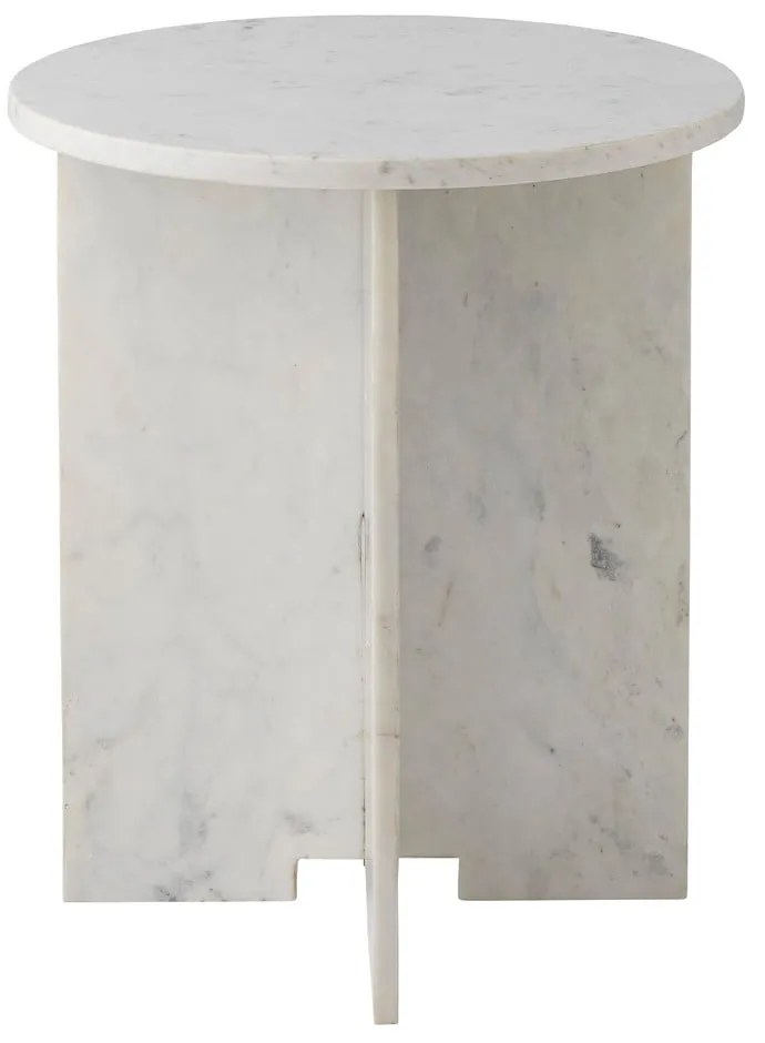 Мраморна кръгла странична масичка ø 46 cm Jasmia – Bloomingville