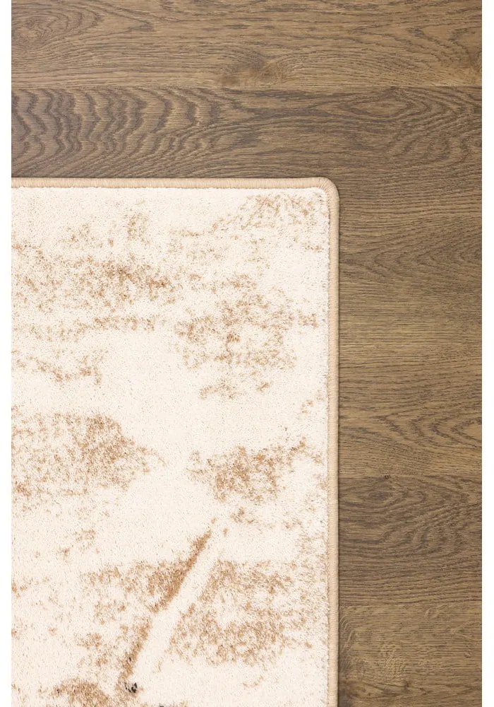 Бежов вълнен килим 133x180 cm Eddy - Agnella