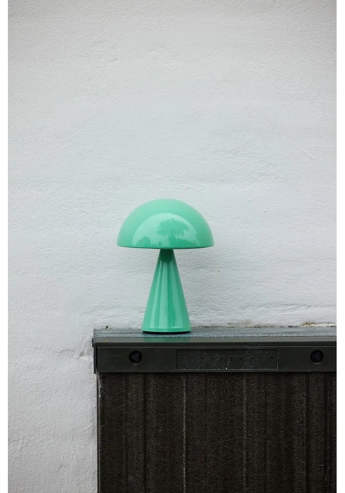 LED затъмняваща се настолна лампа в цвят мента (височина 20 cm) Mush – Hübsch