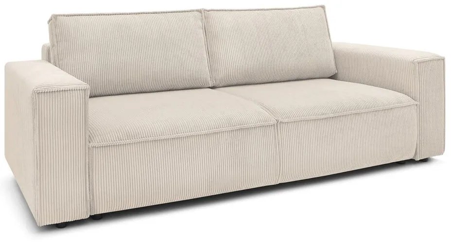 Бежов диван от велур 245 cm Nihad - Bobochic Paris