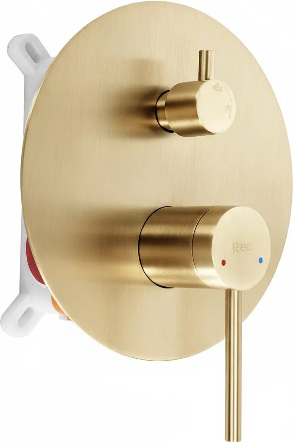 Душ система за вграждане Rea Foss Clif Brush Gold + BOX