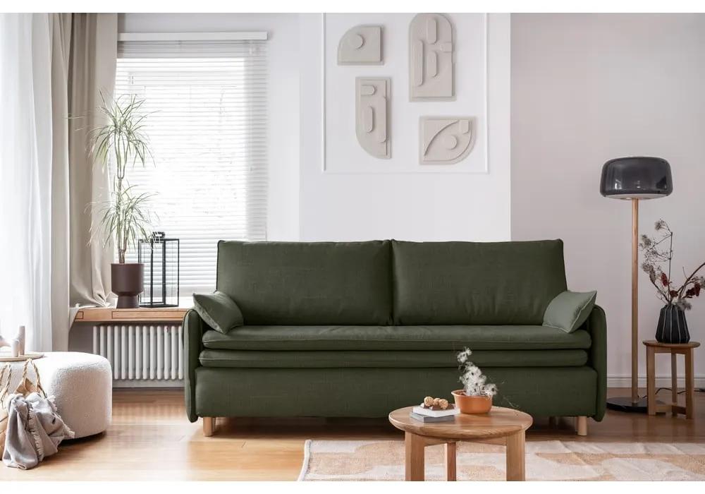 Зелен сгъваем диван 207 cm Simon – Miuform