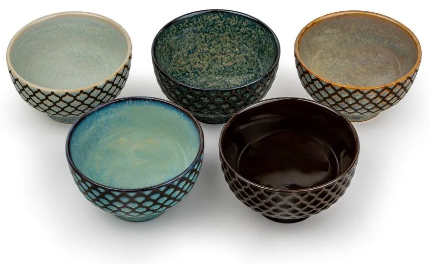 Порцеланови чаши в комплект от 5 бр. 200 ml Sara – Bredemeijer