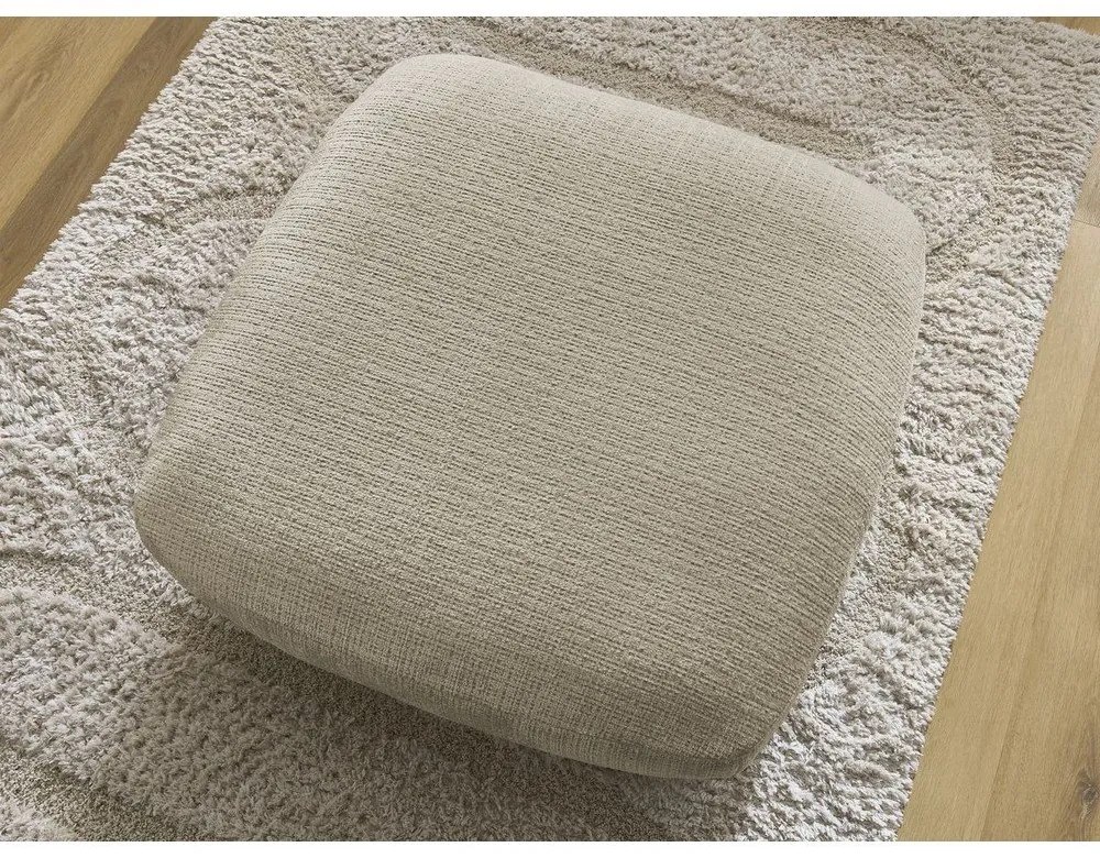 Бежова шенилова табуретка Leonore – Bobochic Paris