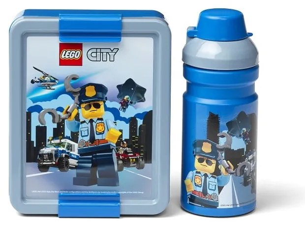 Комплект бутилка за вода и кутия за закуски City - LEGO®