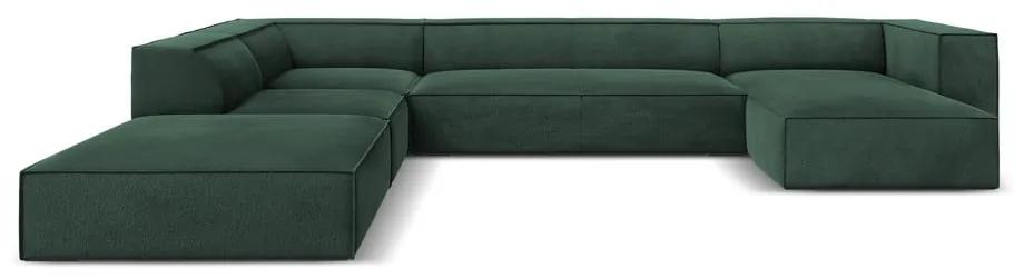 Тъмнозелен ъглов диван (ляв ъгъл) Madame - Windsor &amp; Co Sofas