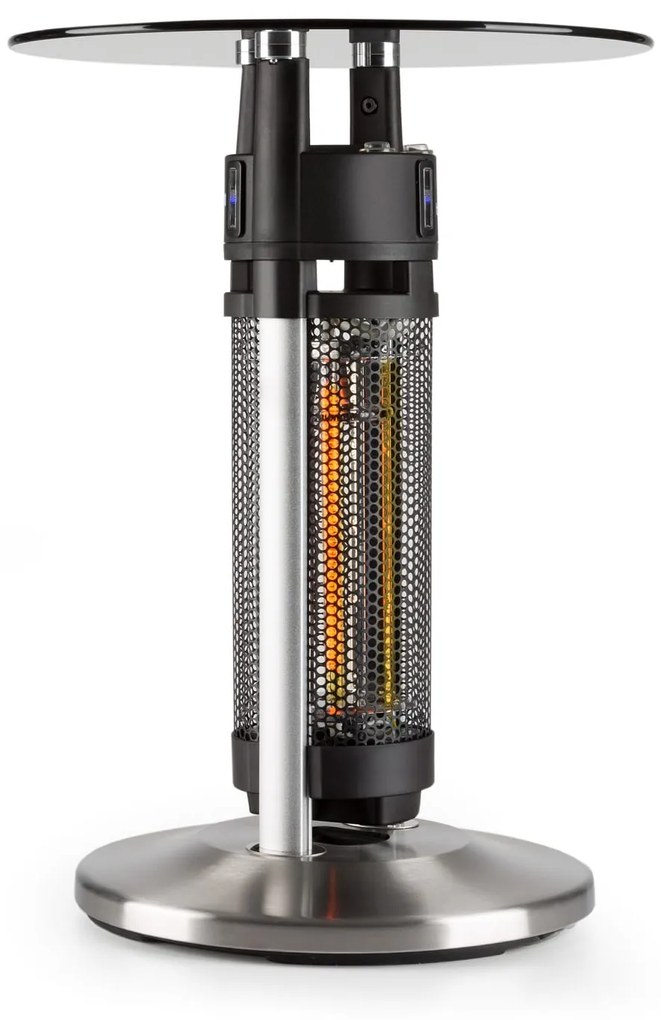 Blumfeldt Primal Heat 65, бистро маса, въглеродно IR нагревателно тяло, 1200W LED, 65 cm, стъкло