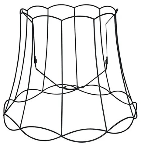 Метален абажур черен 50/40 - Granny Frame