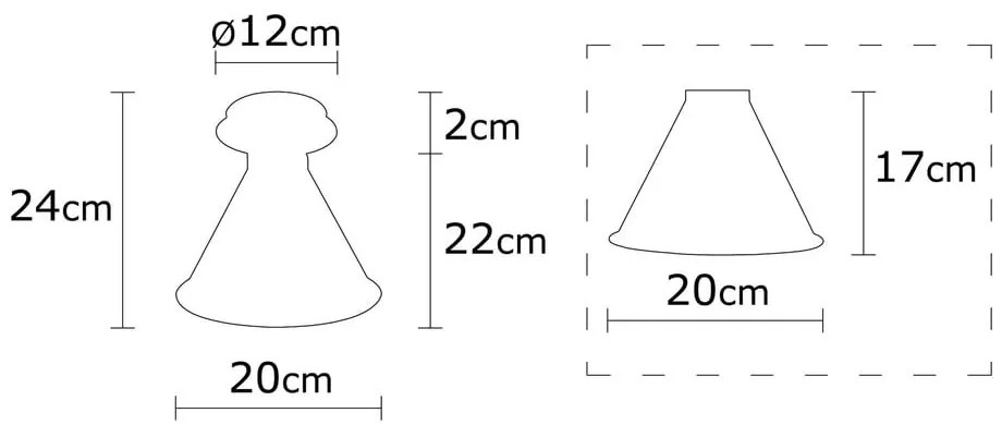 Осветително тяло за таван с метален абажур в бронзов цвят ø 20 cm Berceste – Opviq lights