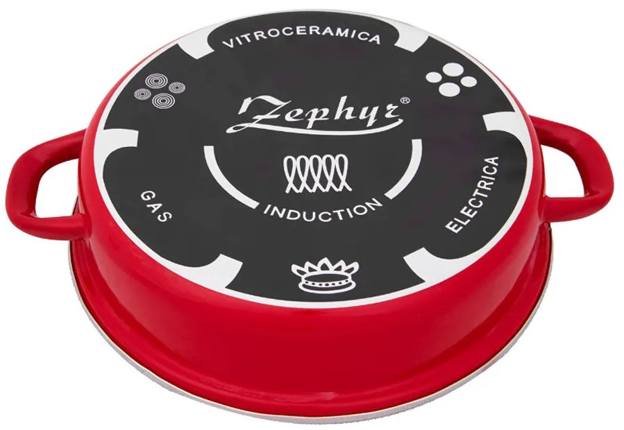 Тава и тенджера с капак 2в1 ZEPHYR ZP 1222, Каменно покритие, Индукция - 26 см