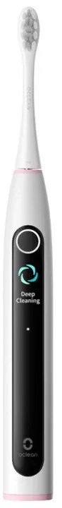 Електрическа четка за зъби Oclean X Lite, 72000 об/мин, 5 режима, Smart, Тъчскрийн, До 40 дни автономия, Отчитане на почистените зони, Светлосив