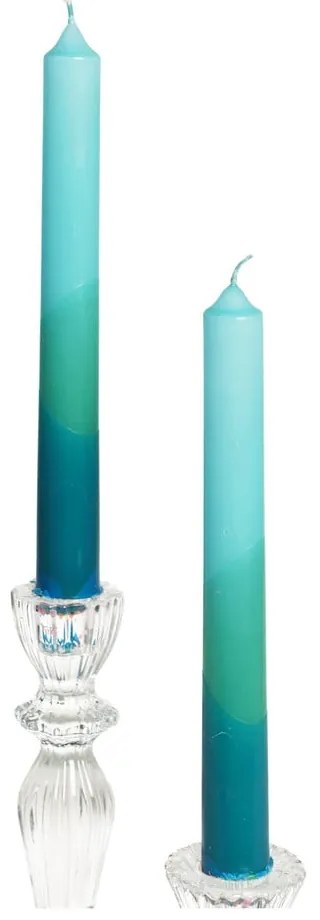 Свещи в комплект от 4 бр. време за горене 6 ч. Dip Dye - Rex London