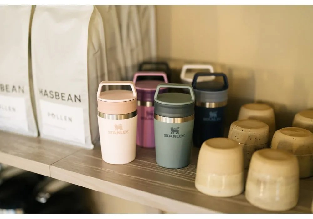 Светлорозова термочаша от неръждаема стомана 350 ml Café-To-Go Rose Quartz – Stanley