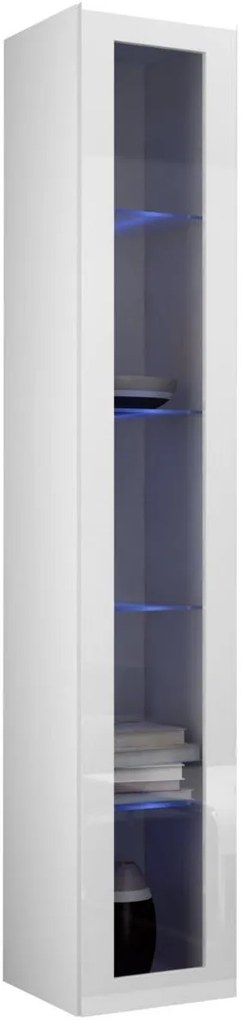 Стъклена витрина Vigo височина-40 x 30 x 180 cm.