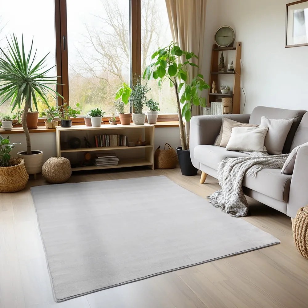 Светлосив килим подходящ за пране 200x290 cm Sky – Ayyildiz Carpets