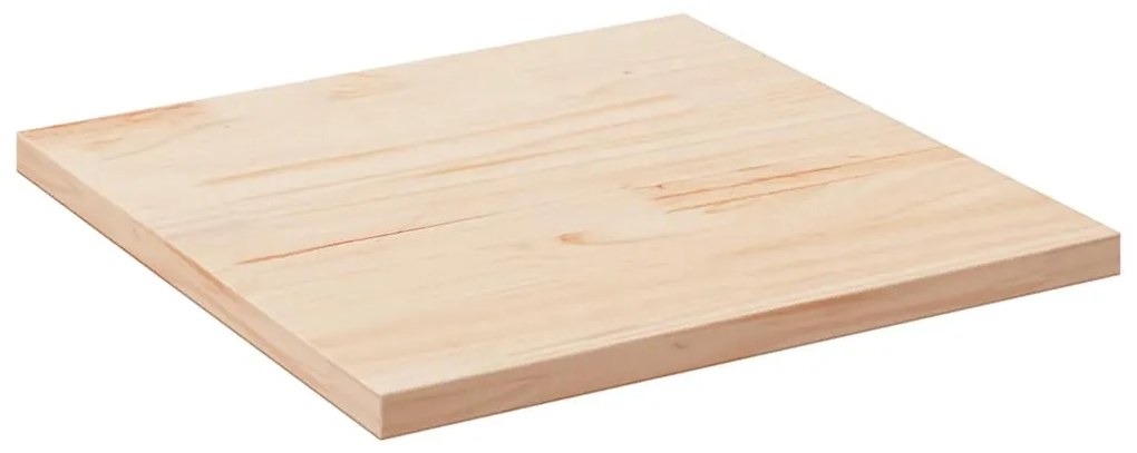 824390 vidaXL Плот за маса 80x80x2,5 см, масивна дървесина, бор, квадратен