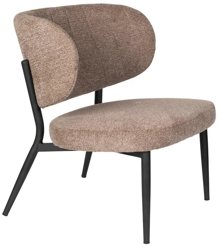 Светлокафяво кресло Sanne – White Label