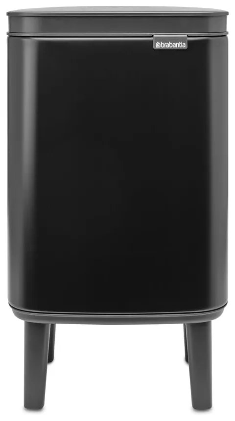 Матово черно стоманено кошче за боклук 4 l Bo Hi – Brabantia