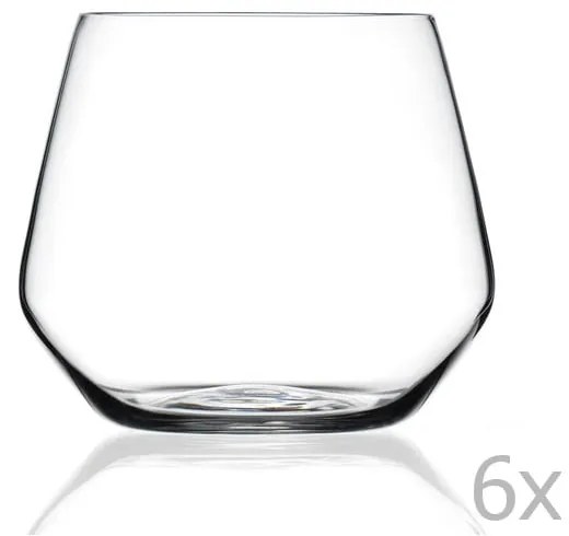 Стъклени чаши в комплект 6 бр. за уиски 547 ml – RCR Cristalleria Italiana