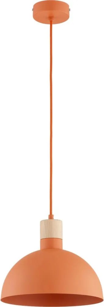 Пендел с кабел NEOMI 1xE27/15W/230V оранжев