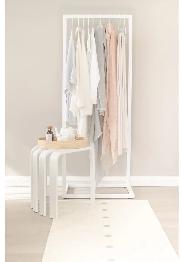 Бежова и кремава пътека за открито и закрито 70x200 cm Peg Linen Vanilla – Pappelina