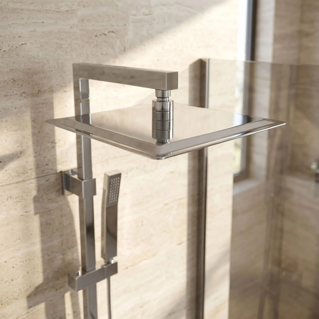 Квадратен душ пита REA JS-P015 25cm Chrome