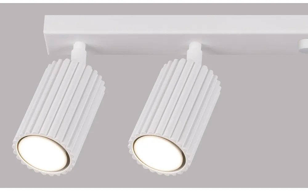 Бял прожектор 6,5x117 cm Gleam – Sollux