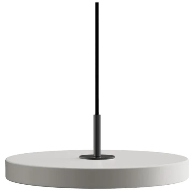 Светлосиво LED висящо осветително тяло с метален абажур ø 31 cm Asteria Mini – UMAGE