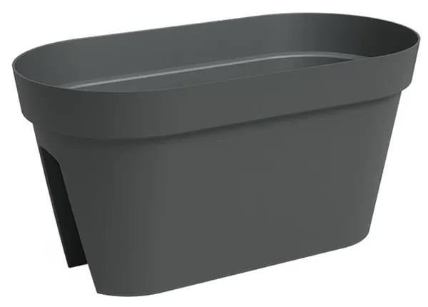 Сандък за цветя за парапети от рециклирана пластмаса 60 cm Capri – Artevasi