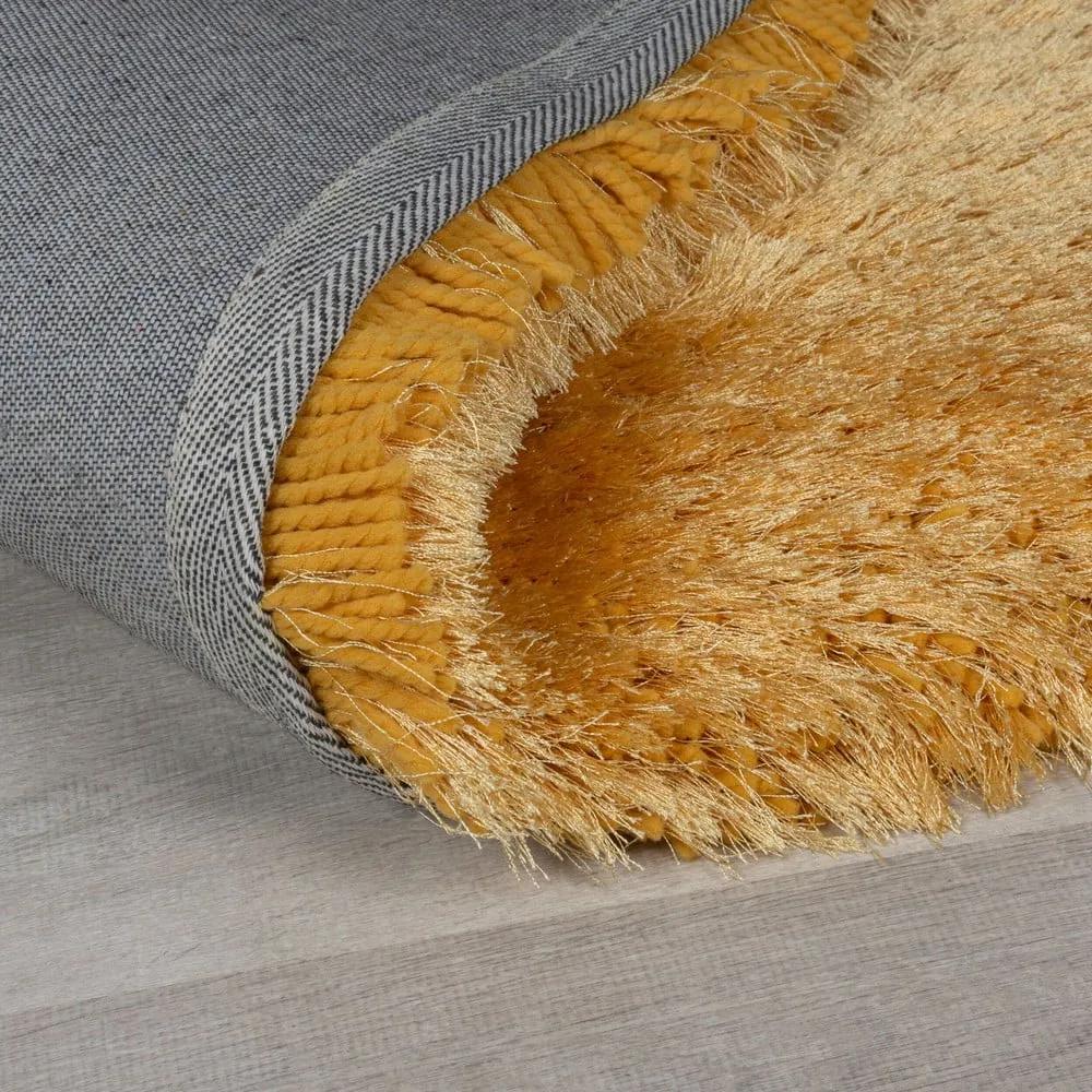 Жълт килим в цвят охра 160x230 cm - Flair Rugs