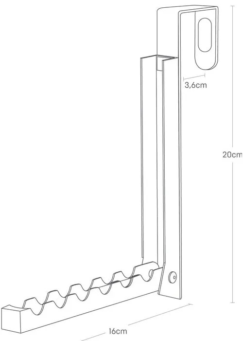 Бяла кука за врата Mito Smart - YAMAZAKI