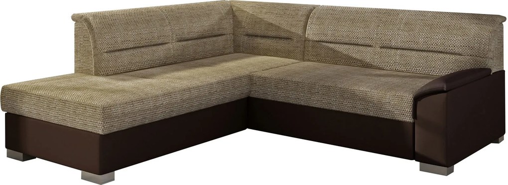 Ъгъл диван Rims-Left-Brown - beige