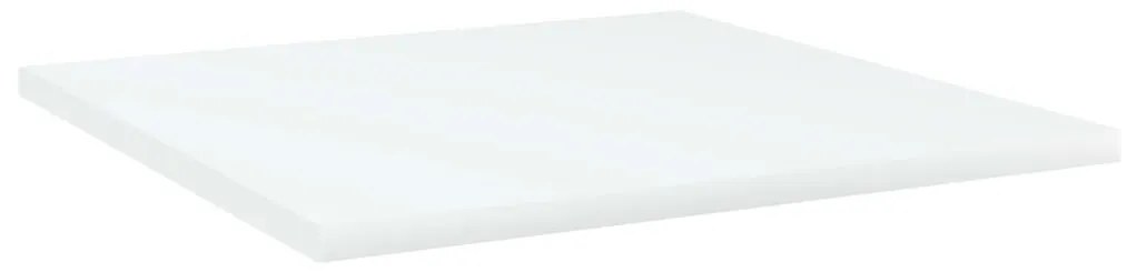 805170 vidaXL Рафтове за етажерка, 4 бр, бели, 40x40x1,5 см, инженерно дърво