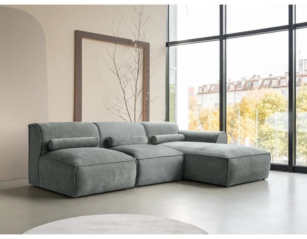 Зелен ъглов диван (десен ъгъл) Flex Felix – Miuform