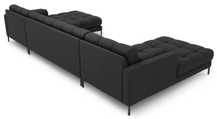 Тъмносив ъглов диван ("U" форма) Bali – Cosmopolitan Design