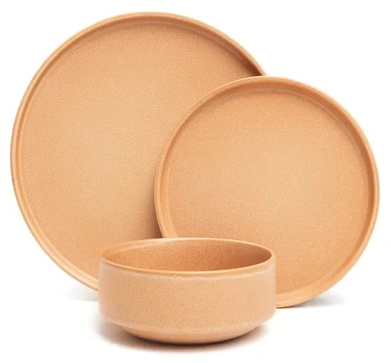 Керамичен тухленооранжев комплект от 12 части Malia - Bonami Selection