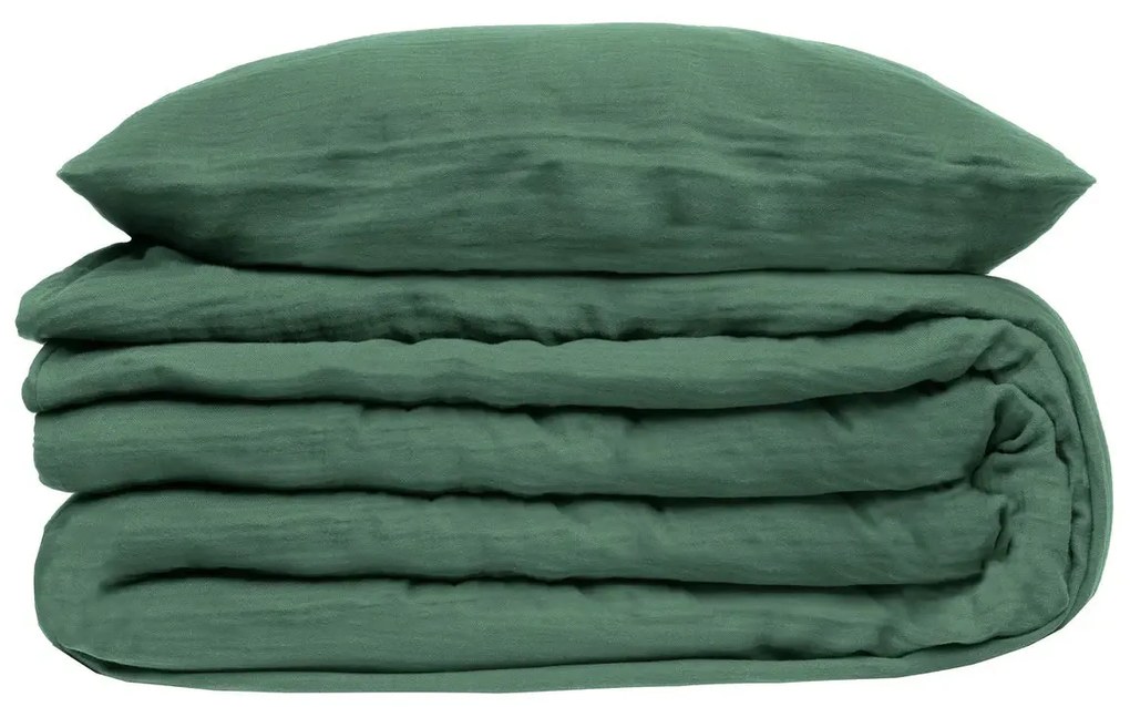 Спално бельо atmosphera Origines, 240x220 cm, Памук с ефект лен - Син