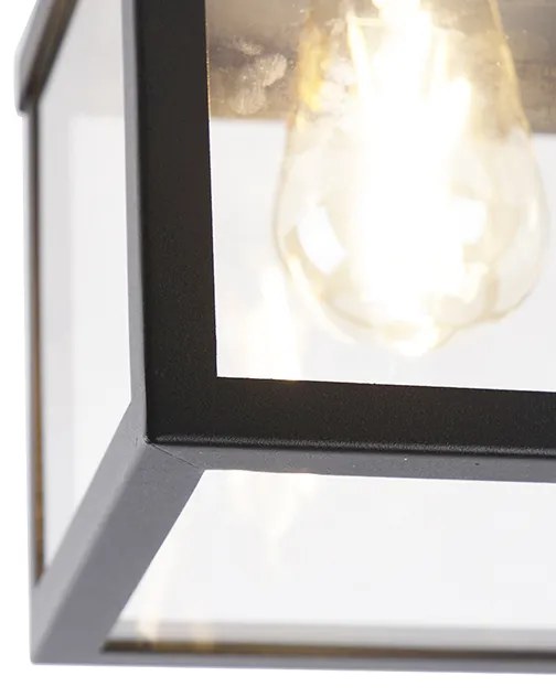 Индустриална смарт външна таванна лампа черна вкл. ST64 Wifi - Rotterdam