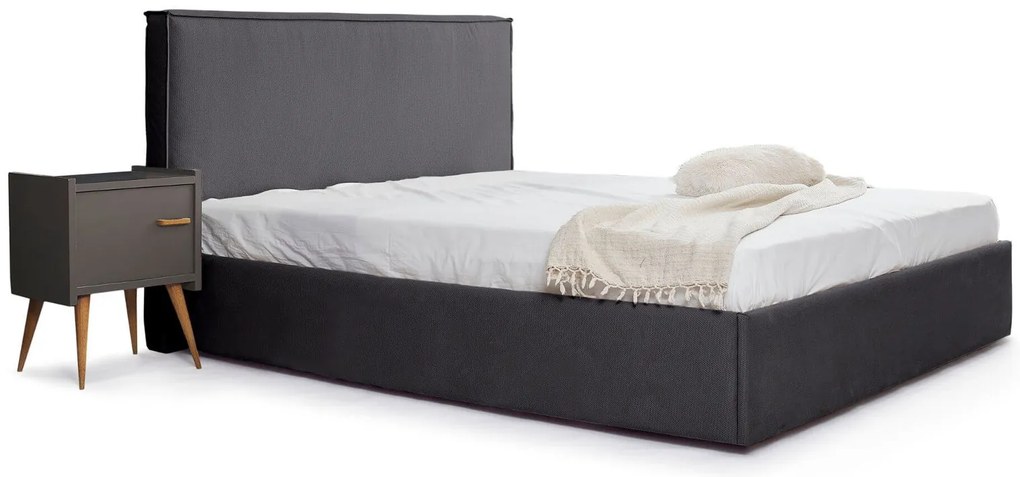 Тапицирано легло Pure-Anthraki-150 x 200-Με μηχανισμό ανύψωσης