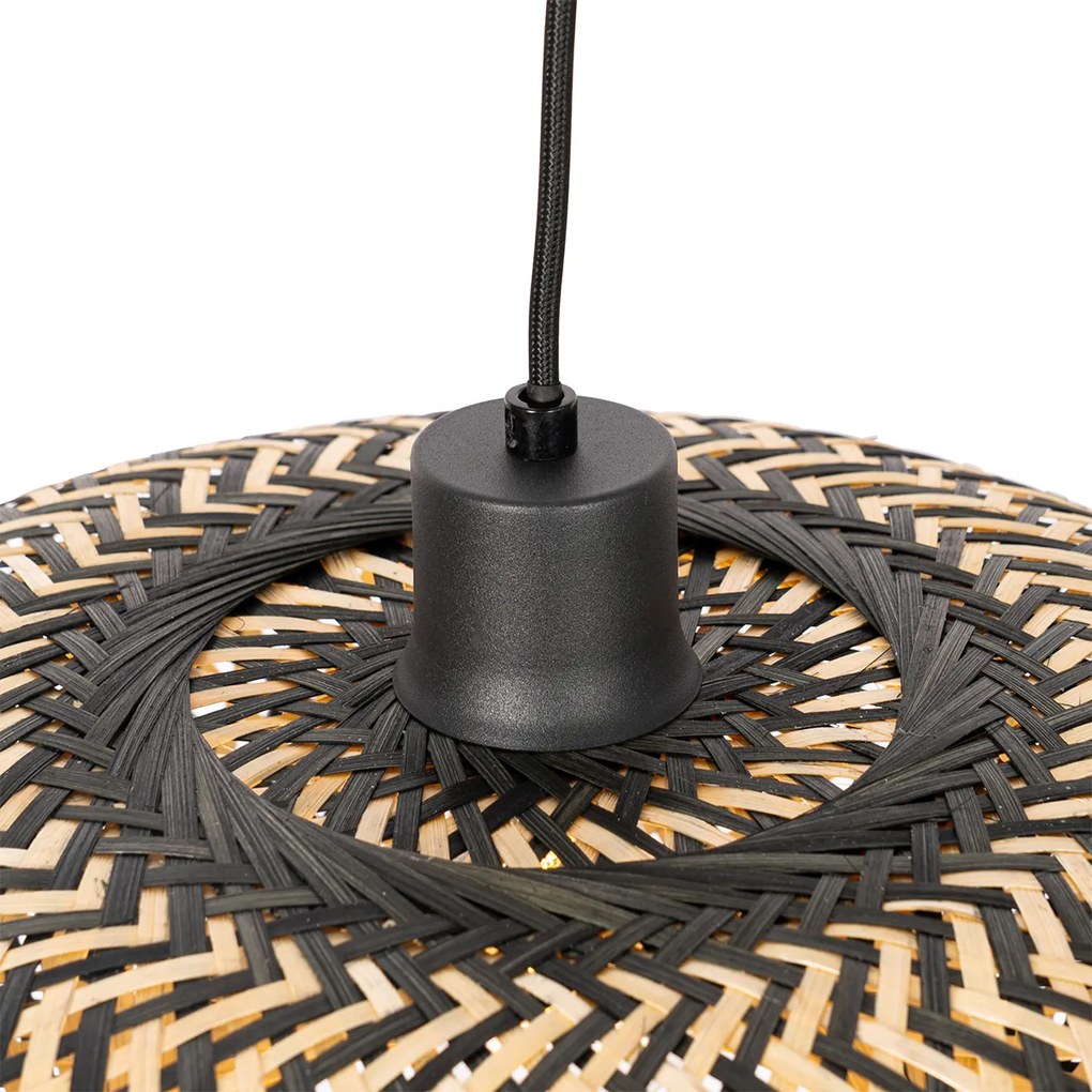 Ориенталски висящ аплик черен бамбук 40 см - Ostrava