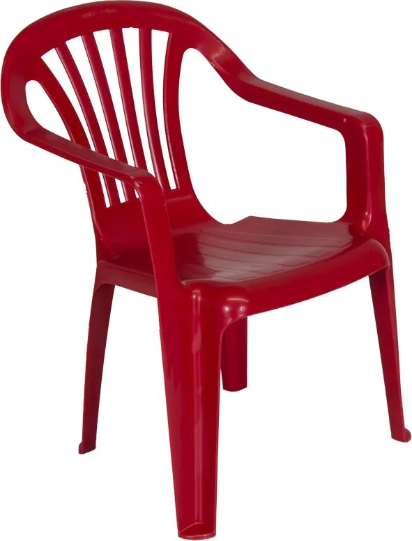 Детски стол Baby Altea от полипропилен в червен цвят 38x38x52cm