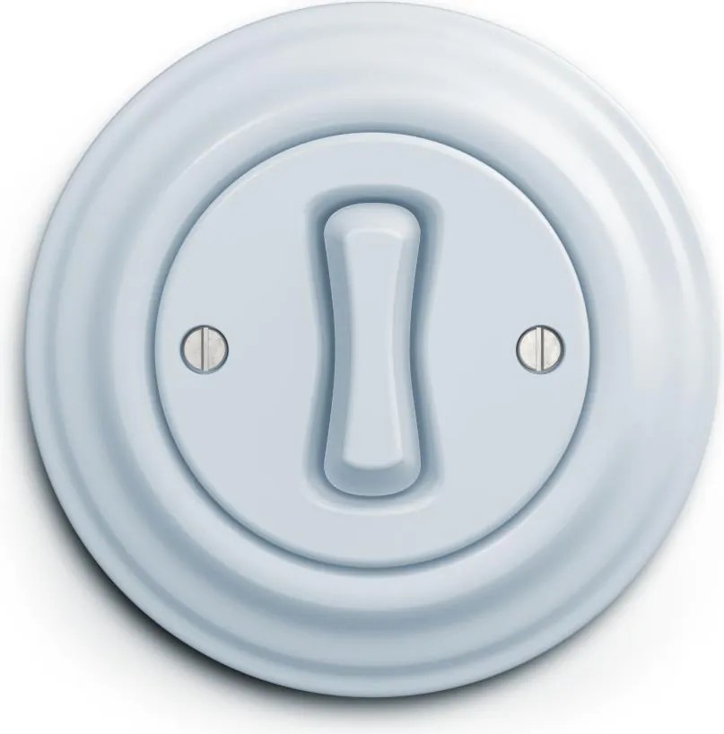 Kliklap - Ретро стълбищен ключ с рамка № 6, в синьо