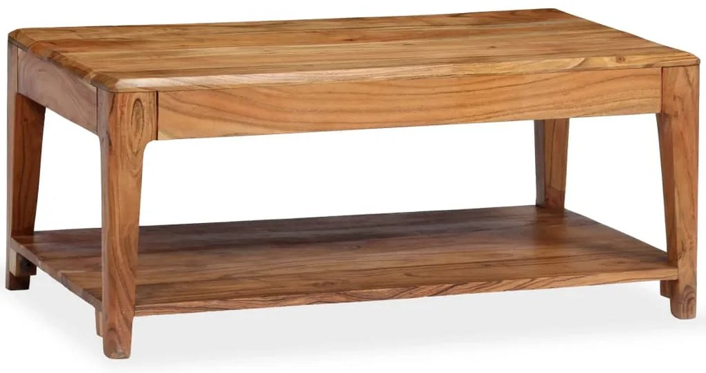244956 vidaXL Маса за кафе, масивно дърво, 88x50x38 см